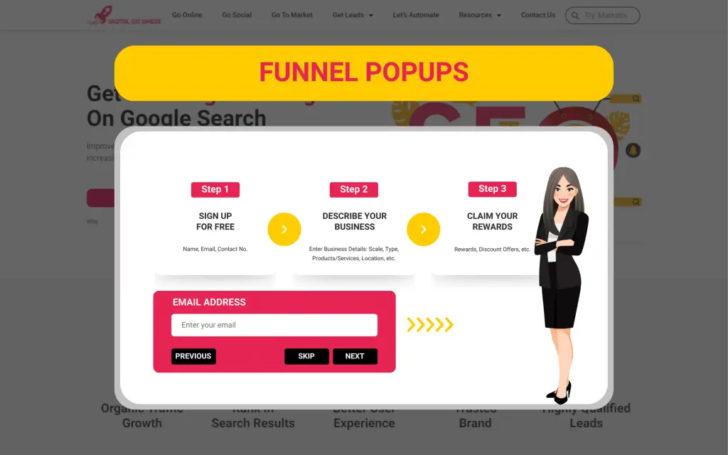 Funnel Popups
