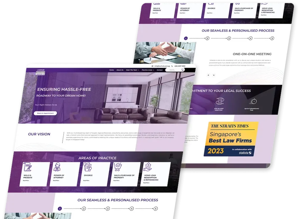 law hub case study hero image