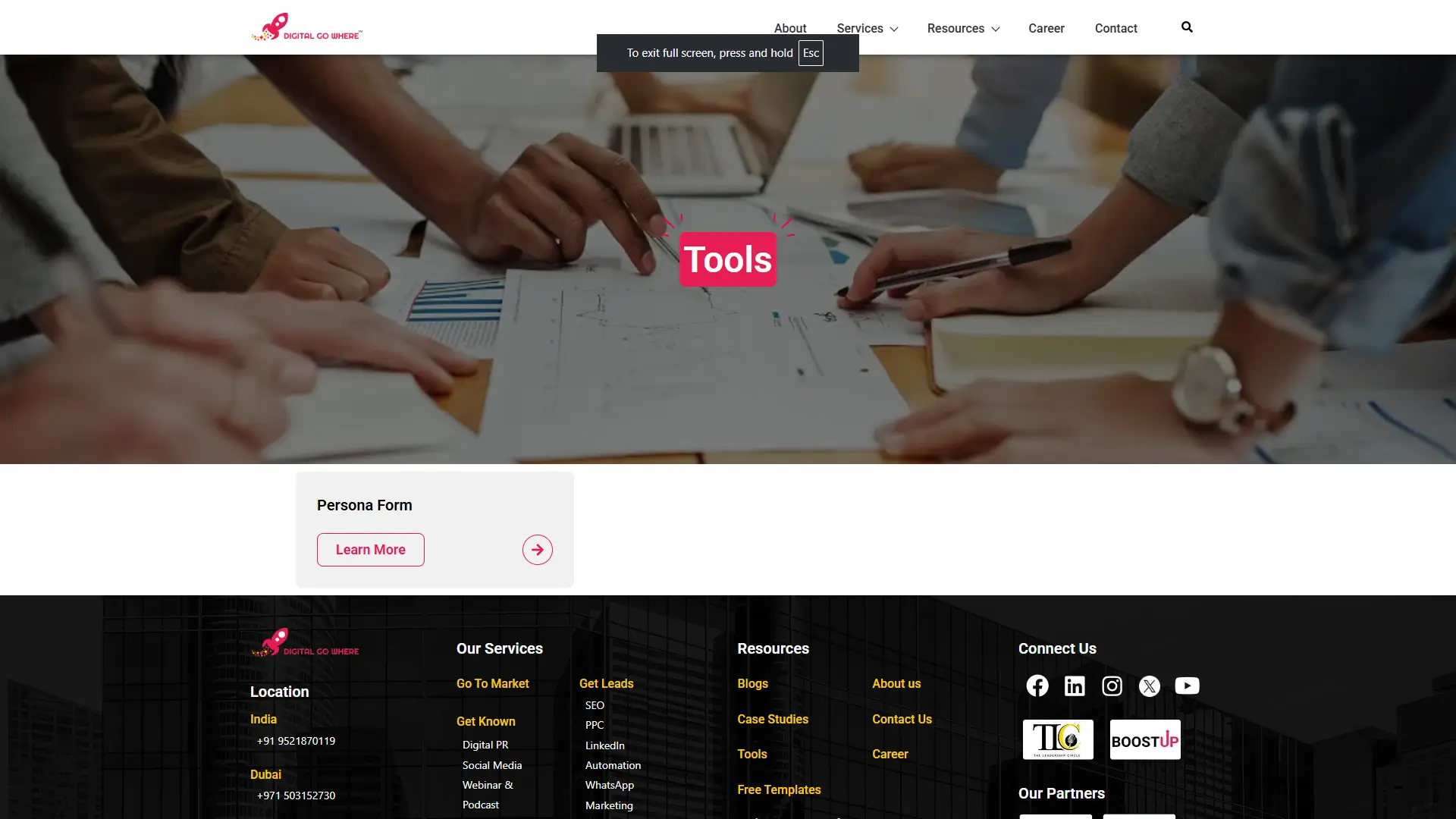 Tools - Digital Go Where